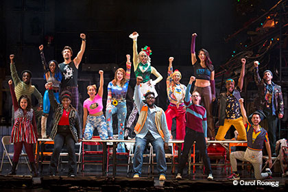 The Company of the RENT 25th Anniversary Farewell Tour   RENT 25th Anniversary Farewell Tour, Credit Carol Rosegg