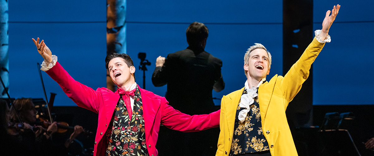 (L to R) Jason Forbach and Gavin Creel | Credit: Matthew Murphy and Evan Zimmerman for MurphyMade