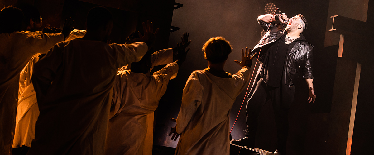 Nicholas Hambruch in the North American Tour of Jesus Christ Superstar. Photo by Evan Zimmerman for MurphyMade