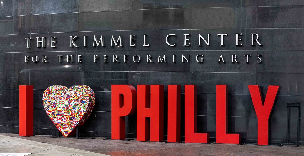 Snap a photo with the I “Heart” Philly art installation located outside the Campus’ Kimmel Center for the Performing Arts, now through October 31 