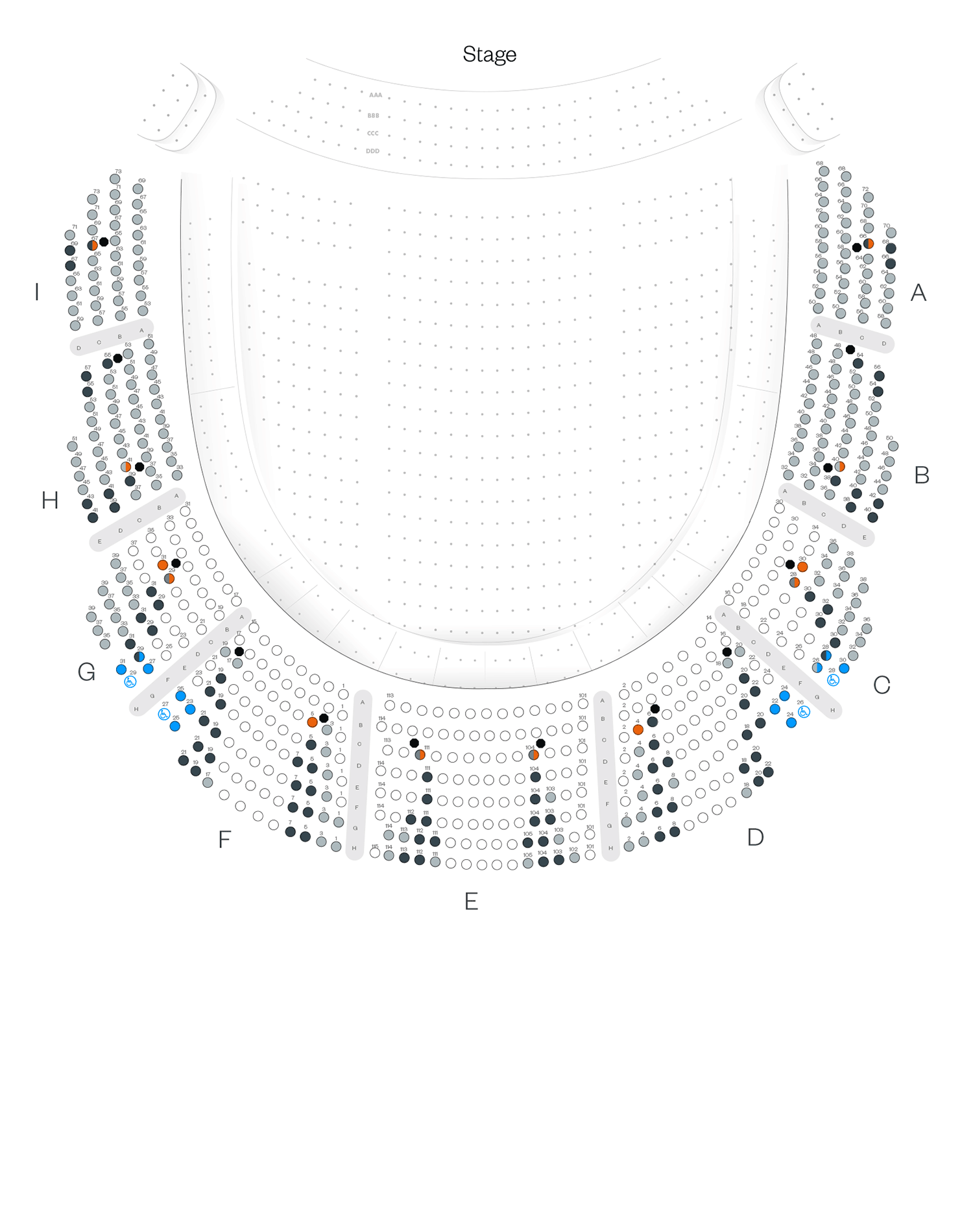 Academy of Music Broadway Family Circle Seating Chart